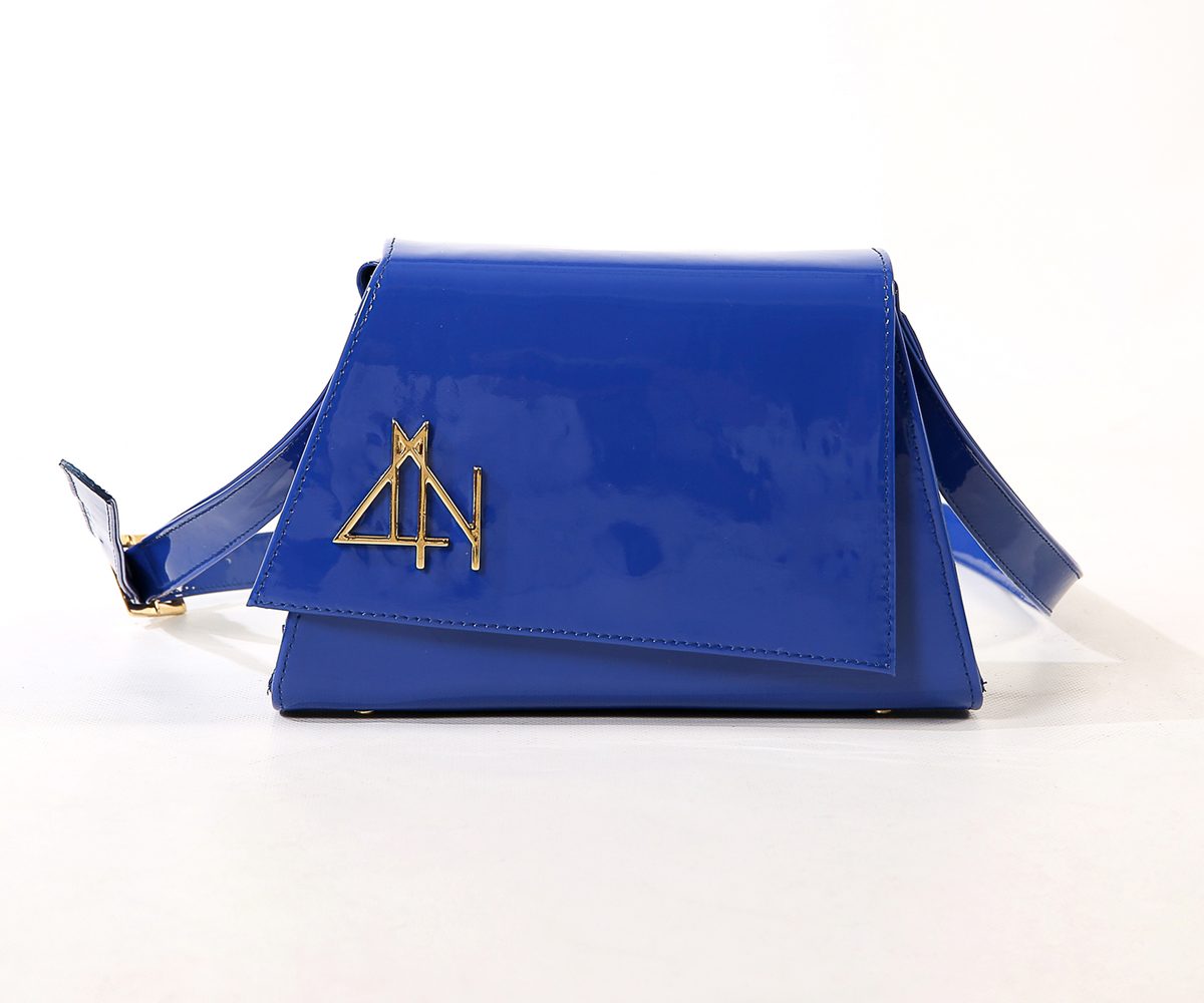 6159 SKY - LILAC V leather bag
