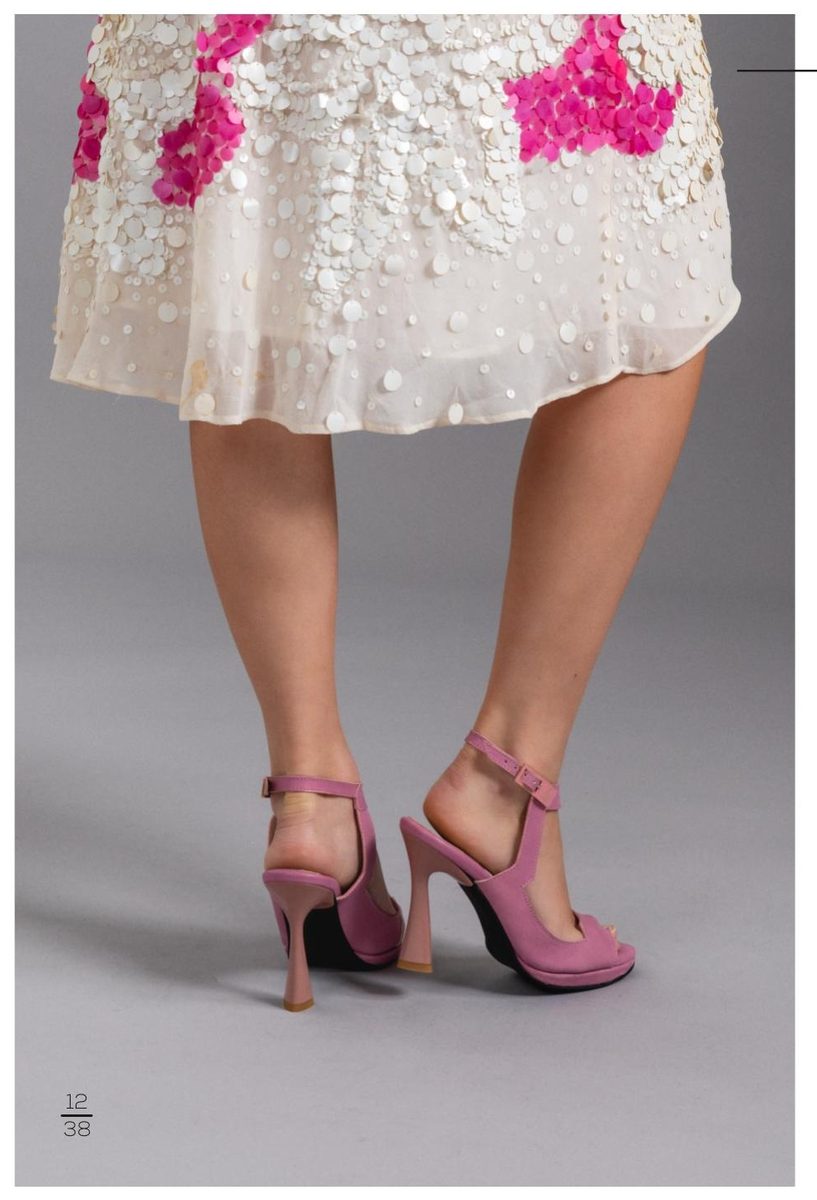 4NIGHT'S 6152 PRISM - Sandals - Pink Leather Pumps