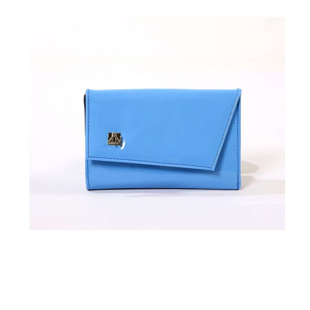 4NIGHT'S 6159 SKY Wallet - Blue Maya V Leather Wallet